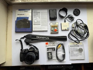 Olympus E-510 10.0MP Digital SLR Camera + 14-42mm lens, supplies, case - Picture 1 of 7