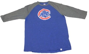 Chicago Cubs Two-Tone 3/4 Raglan Sleeve T-Shirt (XL) - Picture 1 of 1