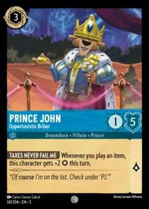 Prince John - Opportunistic Briber (141) Shimmering Skies Disney Lorcana - Picture 1 of 1