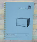 Wandel & Goltermann RI-14 Rechner-Interface Anleitung Manual Handbuch Schematics