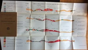 1925 CARTA GEOLOGICA D'ITALIA FOGLIO DI BRESSANONE - Imagen 1 de 1