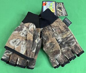 SWANY Camo Pop Top Fingerless Hunting Gloves, Bill Jordan's Advantage Timber  XL