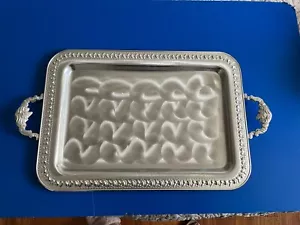 Dalgic Turkish Metal Serving Tray, 11"x17" - Picture 1 of 5