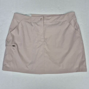 32 Grad cooler leichter Damen Tech Skort, beige marmoriert, Größe XL - Neu mit Etikett - Bild 1 von 10