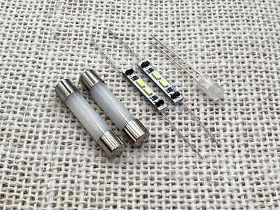 TEAC X-3 X-3R X-7 X-7R X-10 X-10R replacement LED meter lamps lights bulbs kit - Image 1 of 4