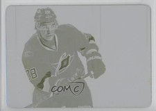 2013-14 Panini Dominion Auto Patch Printing Plate Yellow 1/1 Alexander Semin 0c3