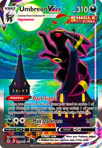 POKEMON UMBREON VMAX RARO ARCOBALENO CIELI IN EVOLUZIONE #215 foto magnete @ 3"x5" - Foto 1 di 1