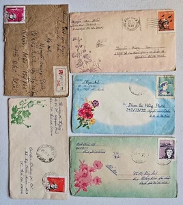 Vietnam Military Covers, Lot of 5 - Picture 1 of 2