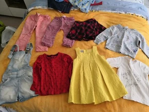 8 pieces girls 18-24months Next dress tops pants clothes bundles - Picture 1 of 9