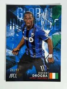 2016 Topps Apex MLS Global Influence Blue #DD Didier Drogba 26/99 - Picture 1 of 2