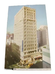 1950s Hotel Californian 17 Stories Opposite Airlines Bus Terminal San Francisco - Picture 1 of 2