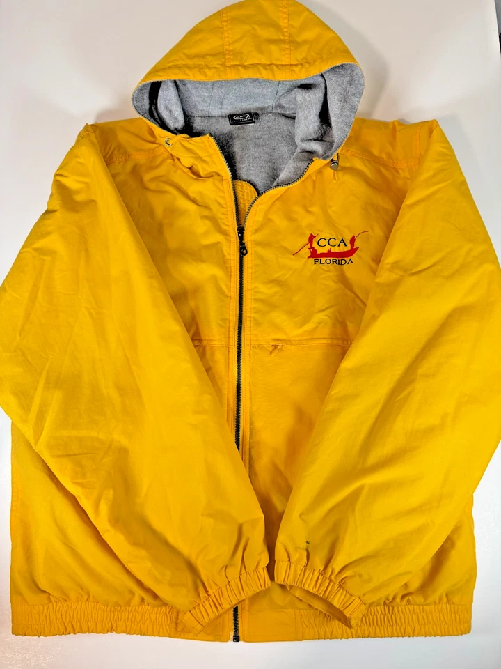 Chaqueta con Capucha de Pesca CCA Florida Amarilla Cremallera Completa L Ouray Ropa Deportiva Foto 1 de 4