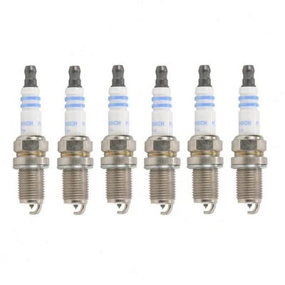 Velas de ignição Bosch platina 6 peças para 1995-2000 Chrysler Cirrus 2.5L V6 oi - Imagem 1 de 4