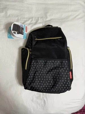 Mochila Fisher Price Gemma con cambiador dispensador de pañales bolsa para bebé Foto 1 de 2