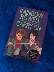 **SIGNED** Carry On by Rainbow Rowell - Exclusive Waterstones Sprayed Edges - Bild 1 von 11