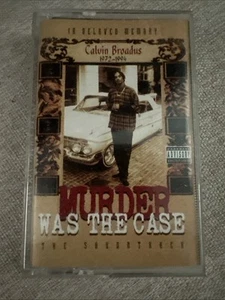 Murder Was the Case Cassette Dr Dre Snoop Dog Dog Pound - Picture 1 of 5