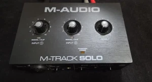 M-Audio M-Track Solo 2-Channel USB Audio Interface w/ cords - Picture 1 of 4