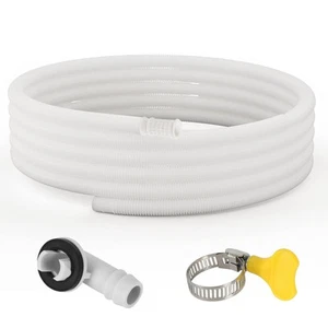 Air Conditioner Drain Hose Kit, Plastic Tubing for AC Condensate, Flexible&Du... - Picture 1 of 7