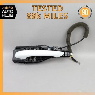 15-18 Porsche Macan 95B Rear Left Side Exterior Door Handle White OEM 88k - Image 1 of 4