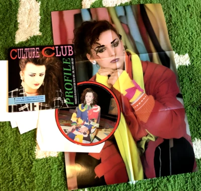 CULTURE CLUB pic disc lp profile gate w/36 pg book & 4 posters 1984 uk original! - Image 1 of 4