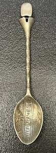 "Cuchara de recuerdo Filipinas de 4,5"" plata de ley 925 - coche 3D al final del mango" - Imagen 1 de 9