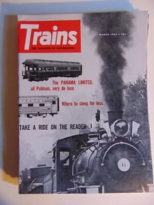 Trains The Magazine Of Railroading March 1963~ PANAMA LIMITED - Picture 1 of 1