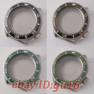 37mm Estuche Reloj Zafiro Negro Rojo Azul Bisel Inserto Ajuste NH35 NH36 Movimiento - Imagen 1 de 38