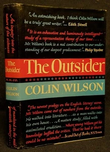SIGNED Colin Wilson The Outsider 1956 HC early edition VG/G condition - Picture 1 of 9