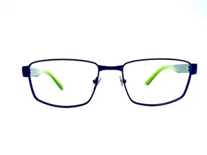 New Armani Exchange Blue Green Rectangular Eyeglasses AX 1036 6111 55 18 145 - Picture 1 of 8