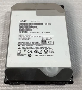 HGST HUH728080AL4200 3.5" 8TB SAS 12Gb/s 7200RPM HDD 0F23278 - Picture 1 of 4