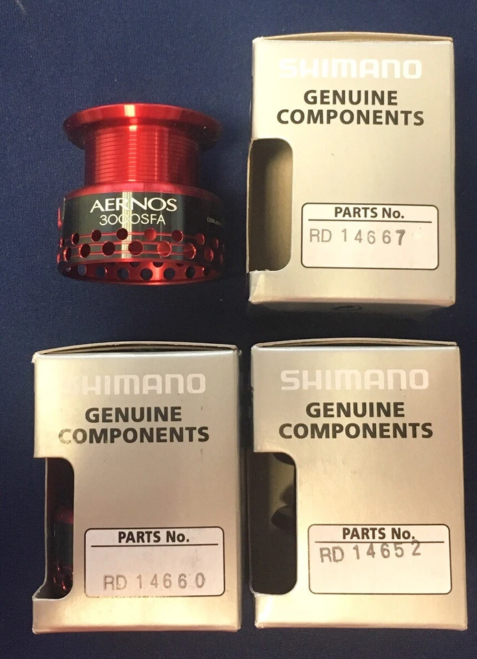 SHIMANO BOBINA RICAMBIO ORIGINALE AERNOS 1000 2500 3000 FA SPARE SPOOL - Immagine 1 di 1