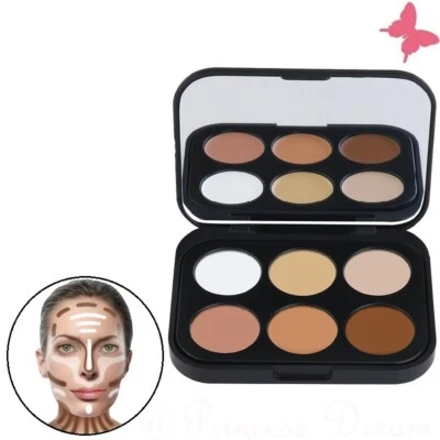 RUIMIO Contouring Palette Make-UP Set Contour Palette Makeup Brush Puder Highlighter