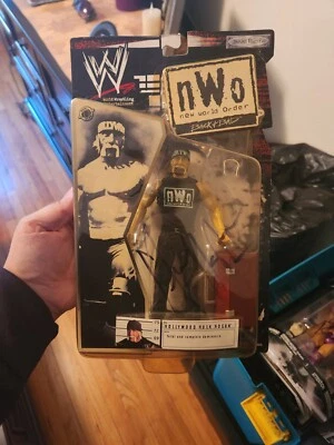 Nueva Figura Firmada Autografiada HOLLYWOOD HULK HOGAN Nueva Orden Mundial Jakks Back & Bad 2002  Foto 1 de 3