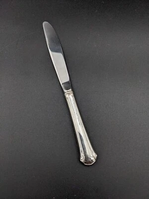 Cuchillo de cena vintage Towle CHIPPENDALE de plata esterlina moderno mango hueco 1937 Foto 1 de 4