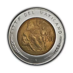VATICAN CITY. 1982, 500 Lire - John Paul II, Family Fellowship, Grandfather 22 - Picture 1 of 3