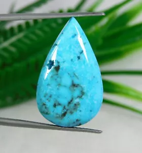 Turquesa natural de 17,25 quilates con piedras preciosas sueltas azul pirita de primera calidad - Imagen 1 de 7