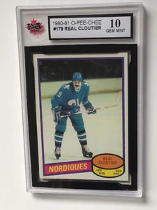 1980-81 O-PEE-CHEE NHL HOCKEY CARD #178 REAL CLOUTIER KSA 10 GEM MINT - NOT PSA - Picture 1 of 6