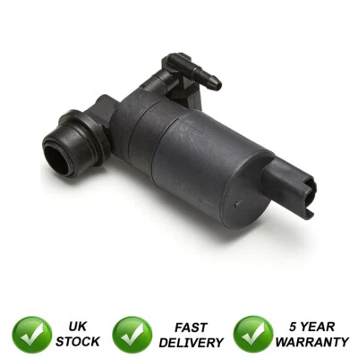 FOR PEUGEOT 106 1996- FRONT & REAR TWIN OUTLET WINDOW WASHER FLUID PUMP - Image 1 of 4