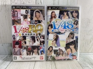 PSP AKB48 1/48 Set of 2 - Japanese Version - Bandai - Dating Sim - USED Games - Picture 1 of 12