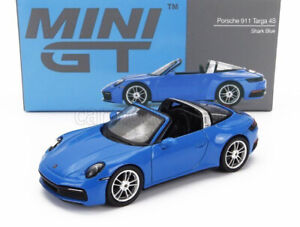 TSM Model Mini GT 1:64 610 Porsche 911 Targa 4S Shark Blue