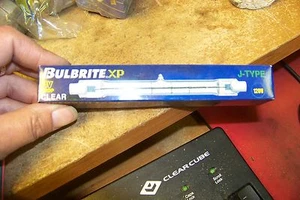 new Bulbrite Q100T3CL 120-Volt Halogen Long J-Type Torchiere Bulb, 100-Watt  - Picture 1 of 1