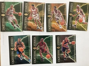 2000-01 Upper Deck Lightning Strikes Insert Lot (7 Karten) BV12.50 - Bild 1 von 1