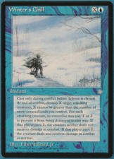 Winter's Chill Ice Age NM Blue Rare MAGIC GATHERING CARD (ID# 214876) ABUGames
