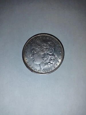 1878-7TF MORGAN SILVER DOLLAR-XF - Image 1 of 4