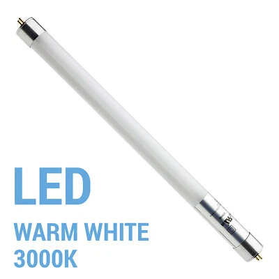 12" Inch LED Ballast Bypass F8T5/WW Shatter Proof 4W T5 G5 3000K Warm White - Image 1 of 4