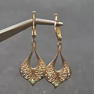 Pendientes de joyería para mujer rusos de colección de plata 925 - Imagen 1 de 12