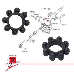 KIA E HYUNDAI GIUNTO FLESSIBILE PIANTONE STERZO 56315F0000FFF ORIGINALE - Imagen 1 de 9