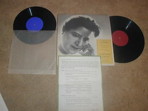 Guiomar Novaes Chopin Concerto No 2 F Minor Vox LP with 10" Analysis Disc 1957 - Picture 1 of 4