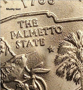 2000 P South Carolina State Quarter with Deteriorated Die error - Picture 1 of 5