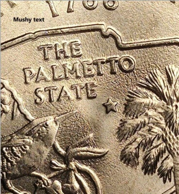 2000 P South Carolina State Quarter with Deteriorated Die error - Image 1 of 4